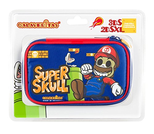 Indeca- Bolsa Funda De Transporte Para Nintendo 3DS - XL - 2DS XL de Calaveritas (modelo Super Mario) Indeca- Bolsa Funda De Transporte Para Nintendo 3DS - XL - 2DS XL de Calaveritas (modelo Super Mario)